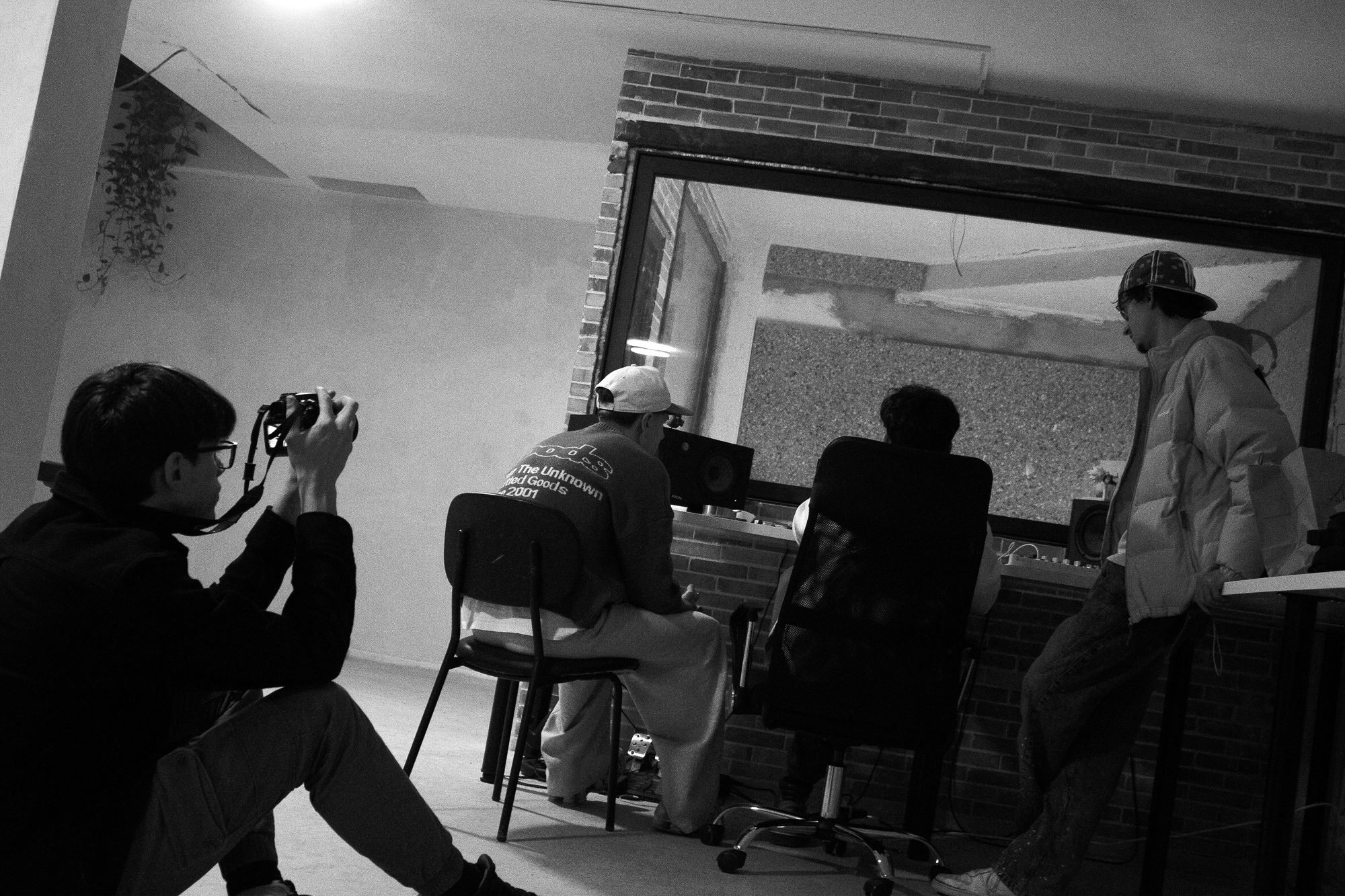 Sesión de grabación y rodaje en el estudio de LAPURO Records